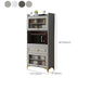 Adjustable Open Storage Server Engineered Wood Dining Server with 1-Drawer and 2-Door
