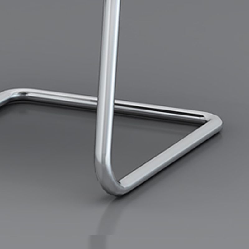 Modernismus fester Waffen Office Stuhl Keine Räder Schwarz/Weißer Schreibtischstuhl für Zuhause