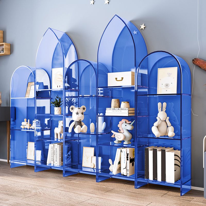 Glam gesloten boekenplank standaard acryl -boekenkast met planken