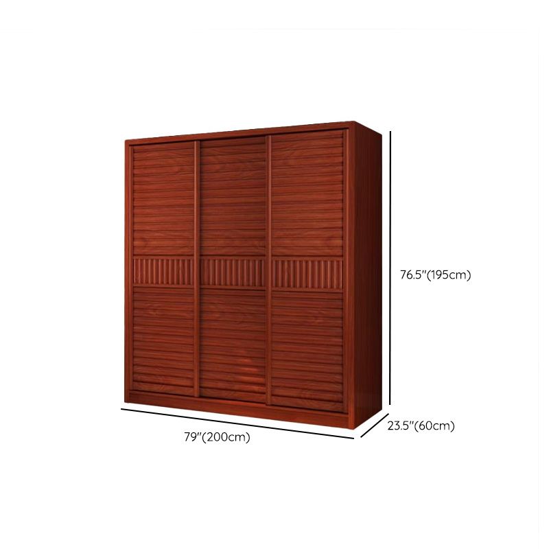 Wooden Sliding Doors Armoire Traditional Home Storage Cabinet Clearhalo 'Armoires & Wardrobes' 'armoires_wardrobes' 'Bedroom Furniture' 'furn' 'furn_armoires_wardrobes' 'Furniture' 1200x1200_009bd626-7f42-4911-a273-a85f9f240f6b