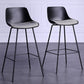Industrial White Upholstered Barstool Black Indoor Tall Stool with Bucket Seat Clearhalo 'Bar Furniture' 'Bar Stools' 'bar_stools' 'furn' 'furn_bar_stools' 'furniture_bar_stools' 'Kitchen & Dining Furniture' 'kitchen&dining_furn' 'kitchen' 'kitchen_furn' Furniture' 1200x1200_009c8076-bda3-469b-89a6-d2dcaa882734