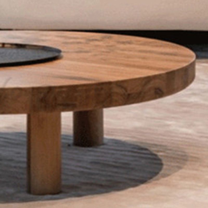 3 Legs 1 Single Coffee Table Solid Wood Brown Cocktail Table Clearhalo 'Coffee & Accent Tables' 'Coffee Tables' 'coffee_tables' 'furn' 'furn_coffee_tables' 'Furniture' 'Living Room Furniture' 1200x1200_009f7979-d6e1-4db0-a43a-06e92350c6cb