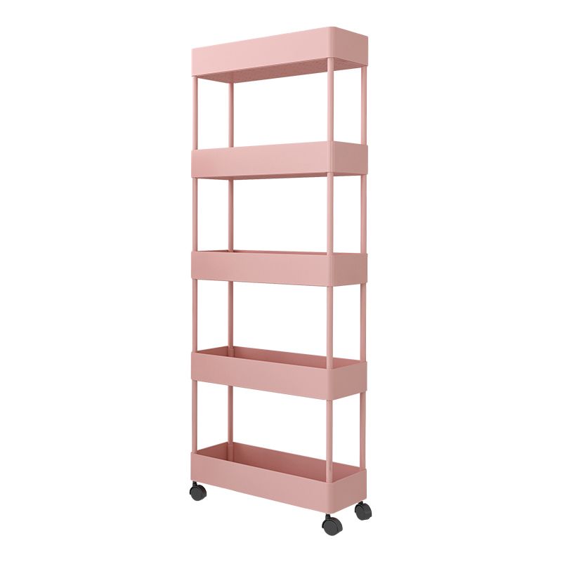 Vertical Bookcase Contemporary Style Bookshelf with Casters for Office and Dormitory Clearhalo 'Bookcases' 'furn' 'furn_bookcases' 'Furniture' 'furniture_bookcases' 'kitchen' 'kitchen_bookcases' 'Living Room Furniture' 'Office Furniture' 1200x1200_00a0712f-9a63-4650-96f4-cbb4e0293462