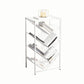 Modern Etagere Metal Bookcase White Vertical Shelf Bookcase for Study Room Clearhalo 'Bookcases' 'furn' 'furn_bookcases' 'Furniture' 'Office Furniture' 1200x1200_00a13e3e-0913-4c43-8ee5-e853814cdd0a