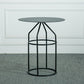 Mid-Century Modern Frame Base Cocktail Table Metal Round Coffee Table Clearhalo 'Coffee & Accent Tables' 'Coffee Tables' 'coffee_tables' 'furn' 'furn_coffee_tables' 'Furniture' 'Living Room Furniture' 1200x1200_00a28bbf-de0b-4d14-b040-3281f4cb5112