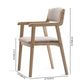 Contemporary Dining Chair 18'' Wide Open Arm Chair with 4 Wood Legs for Home Use Clearhalo ' kitchen&dining_furn' 'Dining Chairs' 'Dining Tables & Seating' 'dining_chair' 'furn' 'furn_dining_chair' 'Furniture' 'furniture_dining_chair' 'Kitchen & Dining Furniture' 'kitchen' 1200x1200_00a40c12-f073-4928-b6f8-c3f6404d76be