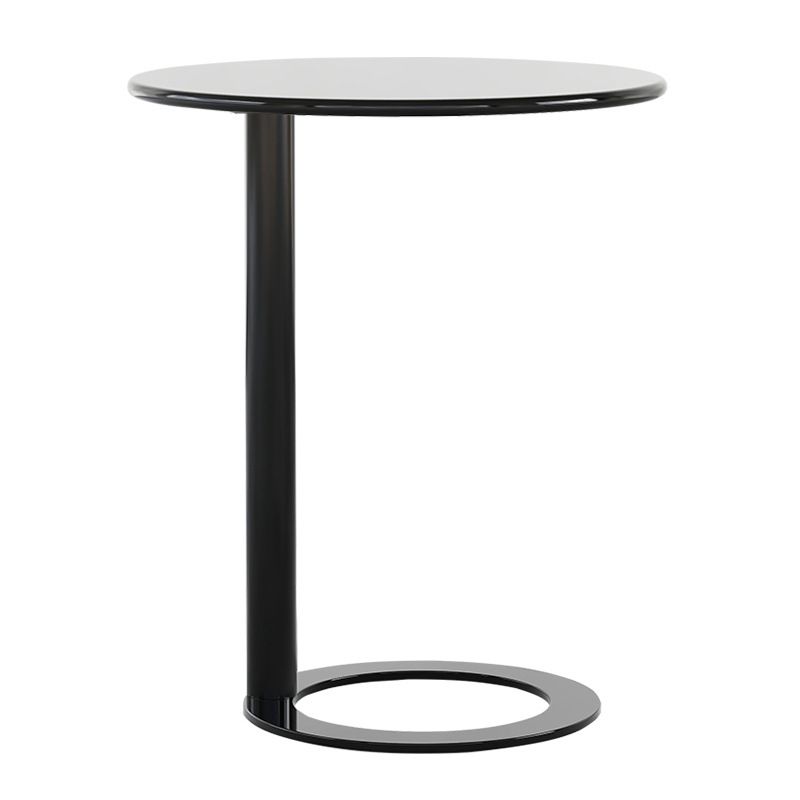Minimalist Metal Side End Table Pedestal Side End Table for Bedroom