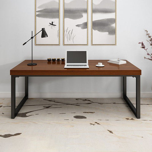 Solid Wood Writing Desk Sled Base Rectangular Office Desk , 29.53" Tall Clearhalo 'furn' 'furn_office_desk' 'Furniture' 'Office Desks' 'Office Furniture' 'office_desk' 1200x1200_00a59ae4-3866-4a40-b48d-c0bccdcebc02