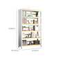 Modernes Holz Open Back Regal Bücherregale Regale für Home Office enthalten