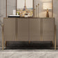 Steinbuffet Sideboard zeitgemäßes Stil -Essbuffet mit Schränken
