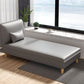 Skandinavischer armloser Akzentstuhl mit 3-Positionen-Liege-Chaiselounge-Couch