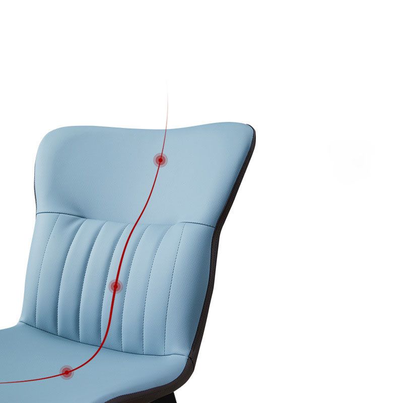 Contemporary Dining Chairs Armless Chair with Metal Legs for Kitchen Clearhalo ' kitchen&dining_furn' 'Dining Chairs' 'Dining Tables & Seating' 'dining_chair' 'furn' 'furn_dining_chair' 'Furniture' 'furniture_dining_chair' 'Kitchen & Dining Furniture' 'kitchen' 1200x1200_00a97a52-1e14-4f50-a409-6dcc3a912415