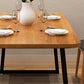 Industrial Rectangle Dining Table Wooden Table with Metal Legs for Kitchen Clearhalo 'Dining Tables & Seating' 'Dining Tables' 'dining_table' 'furn' 'furn_dining_table' 'Furniture' 'Kitchen & Dining Furniture' 1200x1200_00aa3083-6ebb-4045-85a8-7261ec00f472