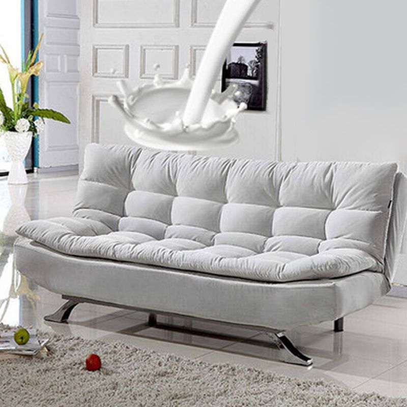 74.80" W √ó 33.46" D √ó 35.43" H Biscuit Back Velvet Armless Sofa with Foldable Clearhalo 'furn' 'furn_sofas' 'Furniture' 'furniture_sofas' 'kitchen' 'kitchen_sofas' 'Living Room Furniture' 'Sofa' 'sofas' 1200x1200_00b05dcf-eb4f-400d-b047-390590a62766