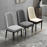 Scandinavian Style Upholstered Chair Wingback Parsons Chair for Home Use Clearhalo ' kitchen&dining_furn' 'Dining Chairs' 'Dining Tables & Seating' 'dining_chair' 'Furniture' 'furniture_dining_chair' 'Kitchen & Dining Furniture' 'kitchen' 1200x1200_00b0b969-3026-4c2b-b815-d73c309e0904