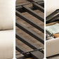 Contemporary 30.7"H Microfiber Square Arm Sofa Bed for Apartment