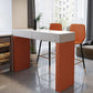 Contemporary  Low Back Counter-height Stool with Upholstered for Living Room