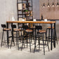 Coffee Shop 1/2/5/8 Pieces Table and Stool Set Rectangle Glam Pub Dining Set Clearhalo 'Bar Furniture' 'furn' 'furn_home_bar_bar_sets' 'Furniture' 'Home Bars & Bar Sets' 'home_bar_bar_sets' 'Kitchen & Dining Furniture' 1200x1200_00b5ec69-836c-418f-9b5e-dd9b75035e74