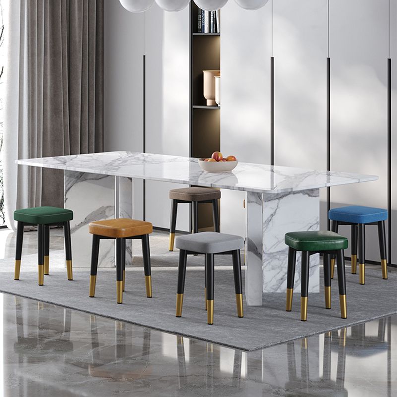 Glam Square Indoor Ottoman Faux Leather Whole Colored Cube Water Resistant Ottoman Clearhalo 'furn' 'furn_ottomans_poufs' 'Furniture' 'Living Room Furniture' 'Ottomans & Poufs' 'ottomans_poufs' 1200x1200_00b88393-32a7-447e-bc51-880fe08b6e22