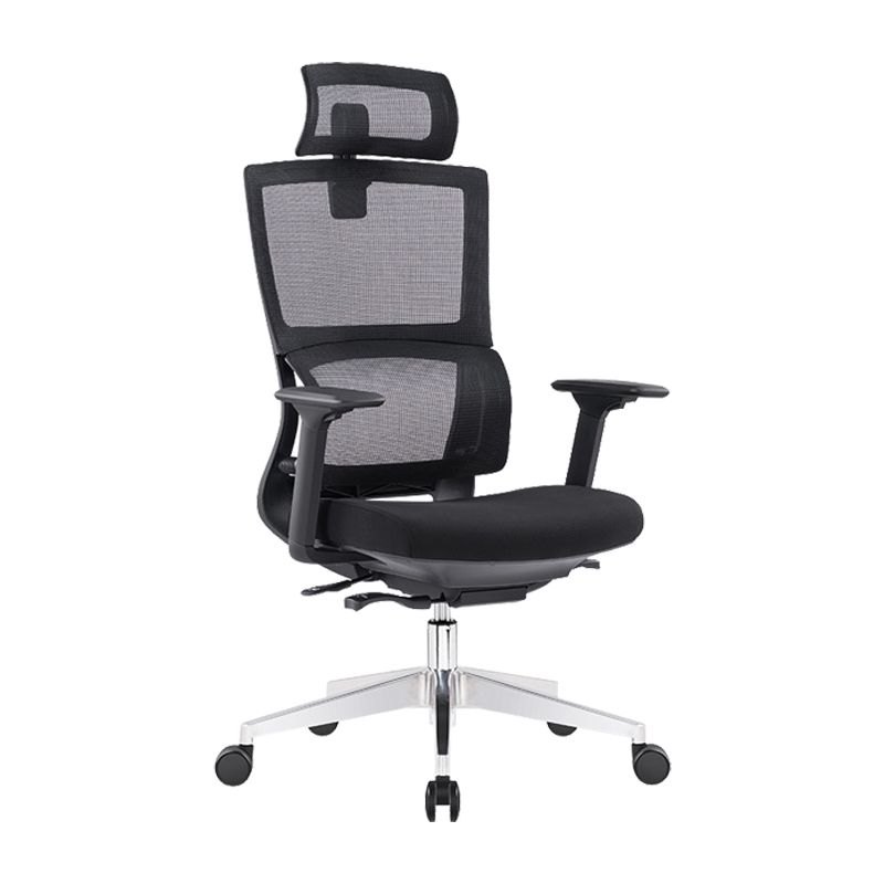 Executive Mid Back Office Chair Tilt Mechanism with Headrest Office Chair Clearhalo 'furn' 'furn_office_chair' 'Furniture' 'Office Chairs' 'Office Furniture' 'office_chair' 1200x1200_00b923f3-f226-41f5-a4ae-228865dace6c
