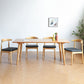 Pine Solid Wood Dining Table Modern Rectangle Dining Table in Natural
