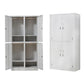 Contemporary Hinged Wardrobe Armoire Steel Wardrobe Cabinet for Home