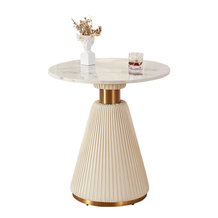 Traditional Luxury Dining Table Round White Top Dining Table with Pedestal Base Clearhalo ' dining_table' 'Dining Tables & Seating' 'Dining Tables' 'furn' 'furn_dining_table' 'Furniture' 'furniture_dining_table' 'Kitchen & Dining Furniture' 'kitchen&dining_furn' 'kitchen' 'kitchen_dining_table' 1200x1200_00bf9145-1619-4032-886d-5397b1bf8d2b