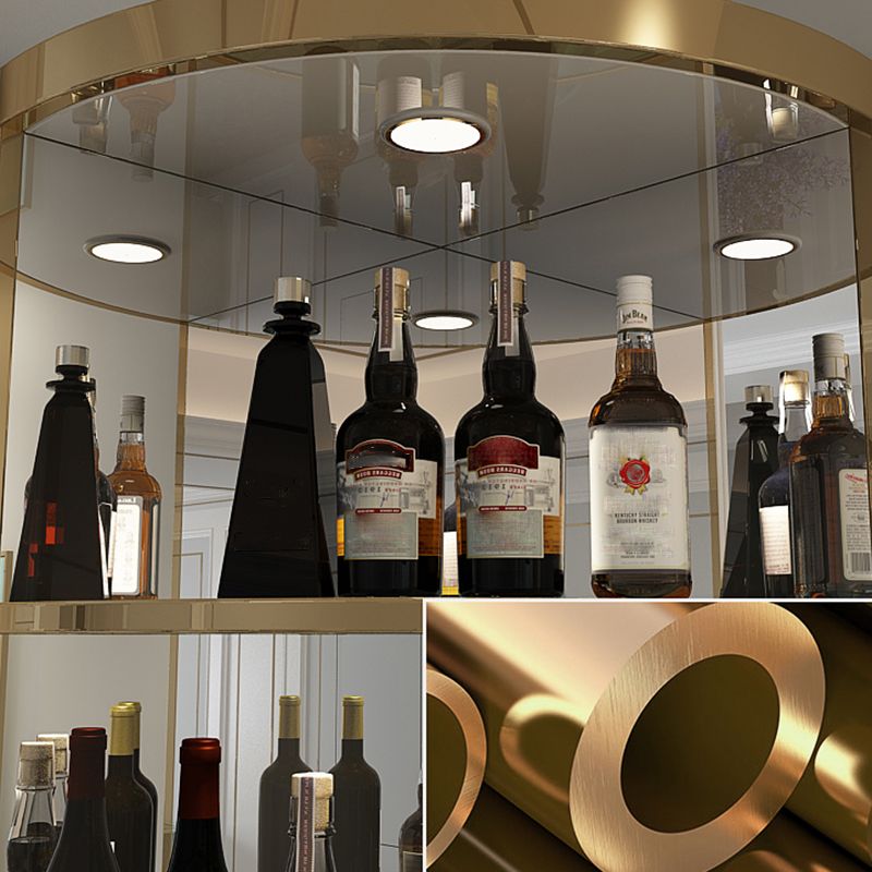 Glam Style Corner Cabinet Solid Color 2-door Accent Cabinet with Shelves Clearhalo 'Cabinets & Chests' 'cabinets_chests' 'furn' 'furn_cabinets_chests' 'Furniture' 'Living Room Furniture' 1200x1200_00c19da5-93df-4fd0-874e-13e5fc69f822