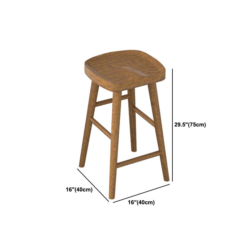 Rectangle Rectangle Table de table de barres massifs 1/4/5/7