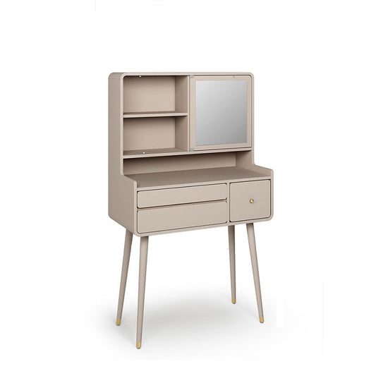 Moderno tavolo da toeletta da toeletta per vanità per trucco grigio/bianco