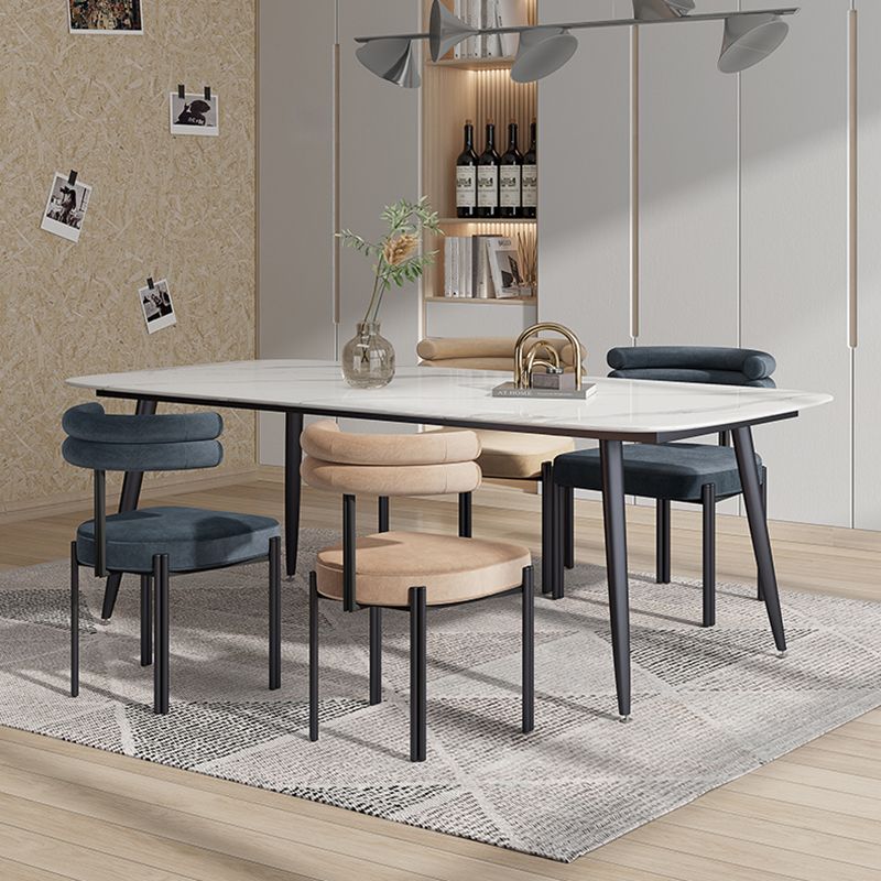 Modern Style Home Side Chair Open Back Upholstered Designer Dining Room Chair Clearhalo ' kitchen&dining_furn' 'Dining Chairs' 'Dining Tables & Seating' 'dining_chair' 'furn' 'furn_dining_chair' 'Furniture' 'furniture_dining_chair' 'Kitchen & Dining Furniture' 'kitchen' 1200x1200_00c2edbb-5001-4f3a-bcdc-6c9b26a64948