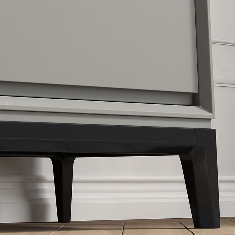 Cofre de almacenamiento de madera moderno con cajones de cierre suave para dormitorio