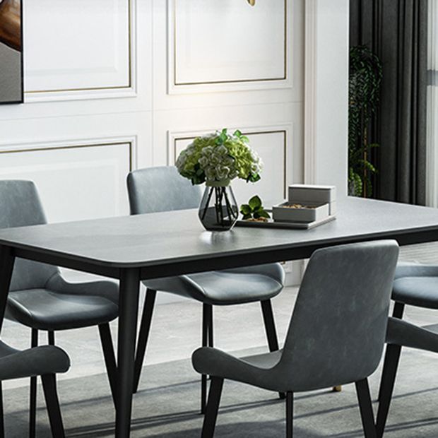 Nordic Style 1/5/7 Pieces Dining Set with Gray Top Kitchen Table Set for Dining Room Clearhalo 'Dining Room Sets' 'Dining Tables & Seating' 'dining_room_set' 'furn' 'furn_dining_room_set' 'Furniture' 'furniture_dining_room_set' 'Kitchen & Dining Furniture' 'kitchen&dining_furn' 'kitchen' 1200x1200_00c4ef4c-da8d-4b76-a6ef-037a106815cd