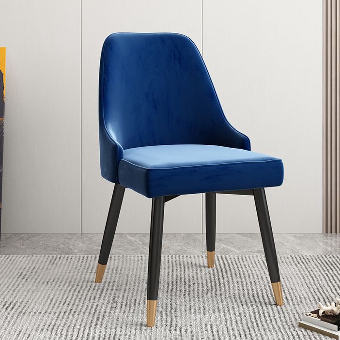 Silla de comedor Parsons contemporánea, silla lateral tapizada para comedor