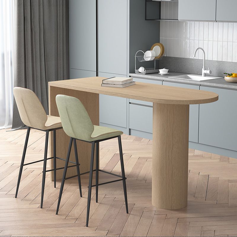 Sala de estar silla de mostrador industrial cubierta de fútbol purol de cuero de puro de cuero