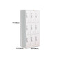 Hinged Metal Wardrobe Armoire Contemporary Grey Wardrobe Cabinet Clearhalo 'Armoires & Wardrobes' 'armoires_wardrobes' 'Bedroom Furniture' 'furn' 'furn_armoires_wardrobes' 'Furniture' 1200x1200_00c8af7f-f006-4fcb-affa-e33d8635b61d
