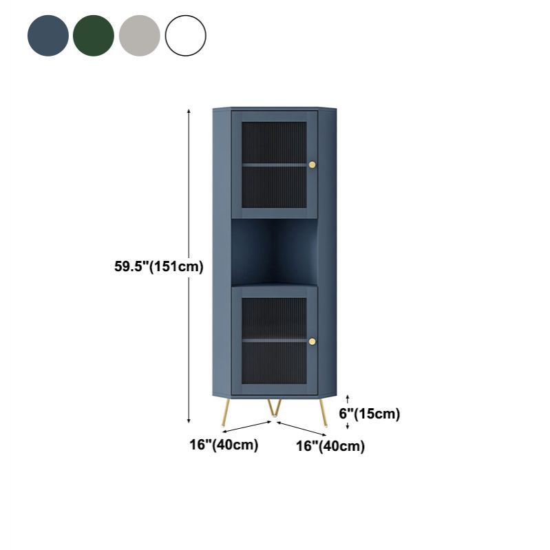 Glass 2 Doors Buffet Server Glam Style Kitchen Server for Living Room Clearhalo 'buffet_sideboard' 'Buffets & Sideboards' 'furn' 'furn_buffet_sideboard' 'Furniture' 'furniture_buffet_sideboard' 'Kitchen & Dining Furniture' 1200x1200_00cc4a7b-f0f8-4614-870c-e1502ac8ee25