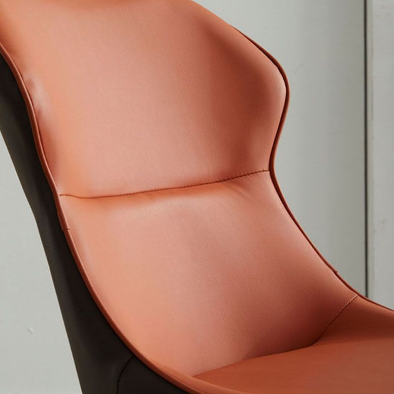 Eigentijdse stijl eetstoelen arm zijstoel met metalen benen