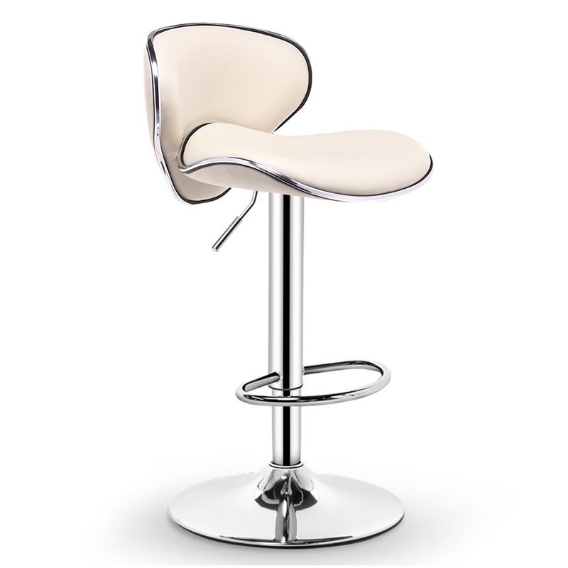 Scandinavian Adjustable Height Swivel Counter Stools Metal Leather Bar Stools Clearhalo 'Bar Furniture' 'Bar Stools' 'bar_stools' 'furn' 'furn_bar_stools' 'Furniture' 'furniture_bar_stools' 'Kitchen & Dining Furniture' 1200x1200_00dcc44b-61bd-4645-84a6-0115dca96a4e