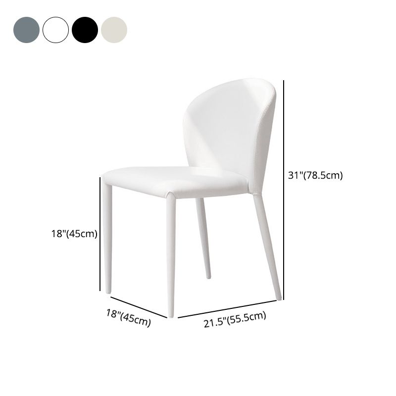 Saddle Leather Designer Style Side Chair Matte Finish Wingback Dining Chair (Set of 4) Clearhalo ' kitchen&dining_furn' 'Dining Chairs' 'Dining Tables & Seating' 'dining_chair' 'furn' 'furn_dining_chair' 'Furniture' 'furniture_dining_chair' 'Kitchen & Dining Furniture' 'kitchen' 1200x1200_00df5e9b-a4a3-4063-ad91-c4a003ec6ca9