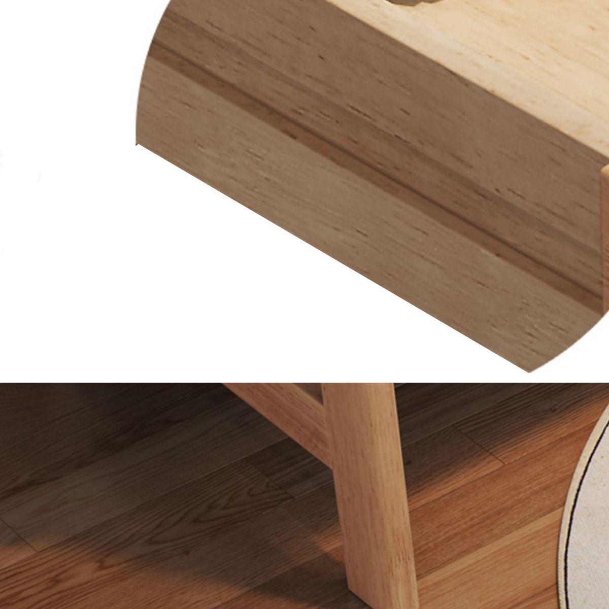 Modern Wood Verstelbaar Writing Desk Home Office Desk met planken