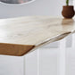 Natural Ash Wood Dining Table Rectangle Clear Acrylic Double Pedestal Table Clearhalo 'Dining Tables & Seating' 'Dining Tables' 'dining_table' 'furn' 'furn_dining_table' 'Furniture' 'Kitchen & Dining Furniture' 1200x1200_00dfe8d8-e3ac-4f82-9a11-ac2a0ab60b0f