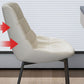Modern Style Side Chair Leather Parsons Dining Chair for Home