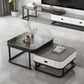 Ensemble de table basse carrée Frame Ensemble de table basse gigogne Glam avec tiroir