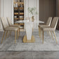 Traditional Luxury Rectangle Dining Site Table Stainless Steel Dinette Table Clearhalo ' dining_table' 'Dining Tables & Seating' 'Dining Tables' 'furn' 'furn_dining_table' 'Furniture' 'furniture_dining_table' 'Kitchen & Dining Furniture' 'kitchen&dining_furn' 'kitchen' 'kitchen_dining_table' 1200x1200_00e46226-b625-4a56-a378-fcf1fffa9eef