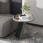 Modern 19.68" Tall Side Table Black Metal Sofa Side Accent Table