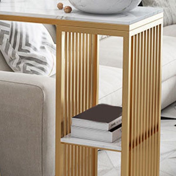 Juego de mesa de bar estilo Glam, juego de mostrador rectangular de mármol sintético de 1/3 piezas