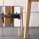 Square 4 Legs Industrial Dining Table Wood Color Fixed Table of Solid Wood Clearhalo ' dining_table' 'Dining Tables & Seating' 'Dining Tables' 'furn' 'furn_dining_table' 'Furniture' 'furniture_dining_table' 'Kitchen & Dining Furniture' 'kitchen&dining_furn' 'kitchen' 'kitchen_dining_table' 1200x1200_00e5fa7b-bab6-431b-84b4-9f1cd954a354