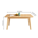 Contemporary Style Dining Room Set with Solid Wood Dining Table and Chairs Clearhalo 'Dining Room Sets' 'Dining Tables & Seating' 'dining_room_set' 'furn' 'furn_dining_room_set' 'Furniture' 'furniture_dining_room_set' 'Kitchen & Dining Furniture' 'kitchen&dining_furn' 'kitchen' 1200x1200_00ec1484-9aba-4936-9cf9-fd0b8df230cb