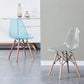 Glam Style Acrylic Side Chair Transparent Armless Dining Chairs for Home Clearhalo ' kitchen&dining_furn' 'Dining Chairs' 'Dining Tables & Seating' 'dining_chair' 'Furniture' 'furniture_dining_chair' 'Kitchen & Dining Furniture' 'kitchen' 1200x1200_00ed4249-6ec4-45f6-8d51-7d0288b82a64